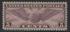 US #C12 Mint XF+ NH OG. Fresh Color.   11813