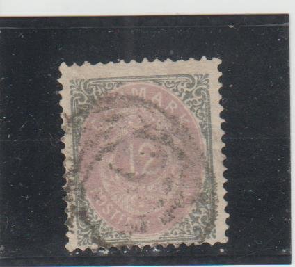 Denmark  Scott#  29a  Used  (1875 Numeral)