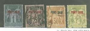 France/Egypt/Port Said #1/9/10/13 Used