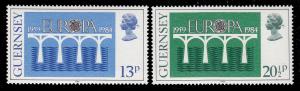 Great Britain - Guernsey 281 - 282 MNH