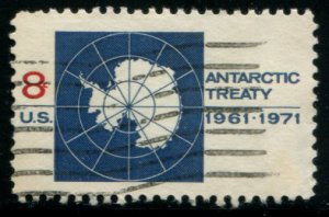 1431 US 8c Antarctic Treaty, used