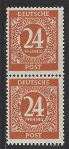Germany Scott # 544, mint nh, pair