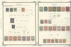 Rhodesia Collection 1890 to 1917 on 5 Scott Specialty Pages