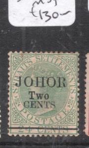 Malaya Johore SG 20 MOG (3diu)