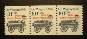 Scott 2130a, 10.1 cent Oil Wagon, PNC3 #2, Red Precancel, MNH Transportation