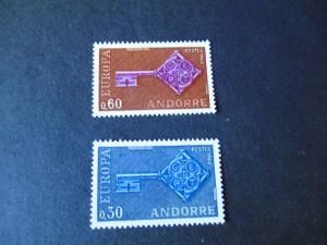 Andorra #182-83 Mint Hinged - WDWPhilatelic