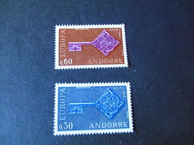 Andorra #182-83 Mint Hinged - WDWPhilatelic