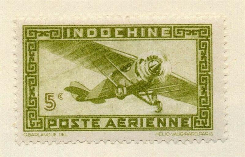 Indo-China 1944-46 Early Issue Fine Mint Hinged 5c. 324923