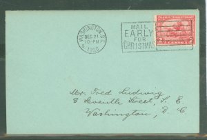 United States #549   (Fdc)
