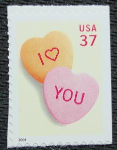 US #3833 MNH Booklet Single, Love, SCV $.75 