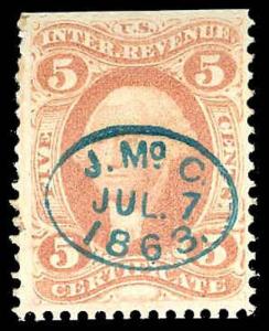 U.S. REV. FIRST ISSUE R24c  Used (ID # 81332)