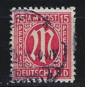 Germany AM Post Scott # 3N9a, used