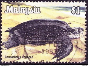 MALAYSIA 1979 $1 Multicoloured Animal SG194 Fine Used
