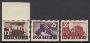 Austria 385-7 Railways mnh