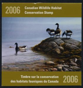 Canada FWH22 MNH Wildlife Conservation Stamp, Bird, Brant Goose