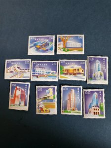 Stamps Macao Scott 989-98 never hinged