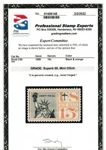 MOstamps - US #C58 Mint OG NH Graded 98 with PSE Cert - Lot # MO-3401 SMQ $60