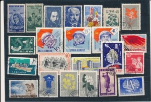 D387241 Romania Nice selection of VFU Used stamps