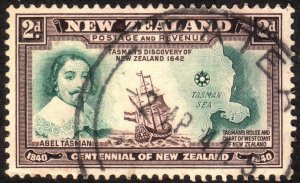 1940, New Zealand 2p, Used, Sc 232