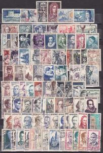 France selected high value used stamp collection 1900 to 197ies cat value $2500