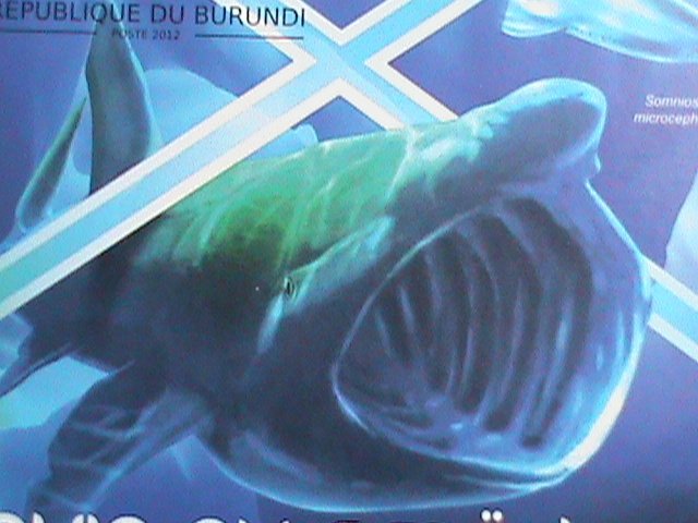 ​BURUNDI STAMP-2012-SC#1139 SHARKS & PINNIPEDS  IMPERF MNH S/S SHEET VERY FINE