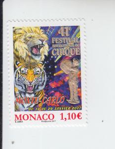 2017 Monaco Circus  (Scott 2864) MNH