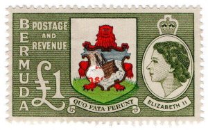 (I.B) Bermuda Revenue : Duty Stamp £1