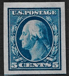 US 1909 Sc. #347 XF big margins, small HR and thin (about 4x5 mm) CV $30.00