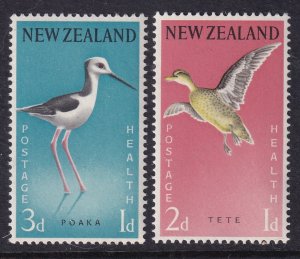 New Zealand B57-B58 Birds MNH VF