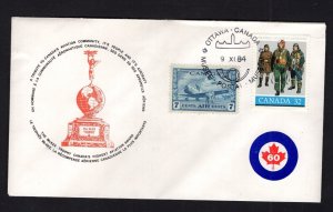 Canada 1984 RAF McKee Trophy #A8402 Ottawa (cover 2)