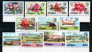 1981 Antigua Sc.# 607/17 mnh** cv $12.60 ( 9588 BCXX )