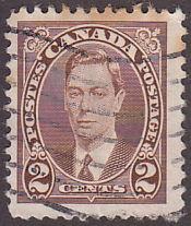 Canada 232 King George VI, Mufti 2¢ 1937