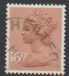 GB Machin  SG X950 16½p  phosphorised paper  Harrison