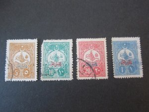 Turkey 1908 Sc p55-8 FU