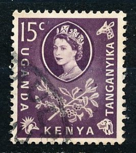 Kenya Uganda & Tanganyika #122 Single Used