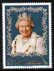 New Zealand 2006 80th Birthday Queen Elizabeth II $5 unmo...