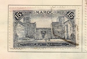 French Morocco 1917 Early Issue Fine Used 15c. NW-192861