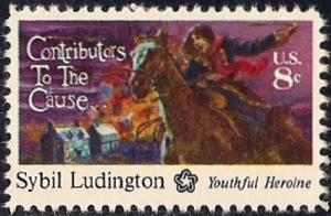 #1559 8 cent Sybil Ludington mint OG NH VF