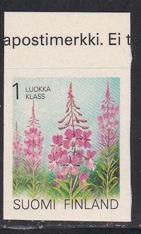 Finland # 838, Flowers, Self Adhesive, NH, 1/2 Cat.