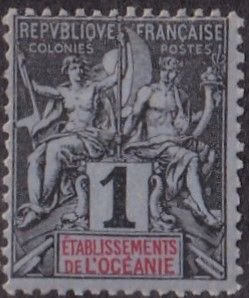 French Polynesia #1 Mint