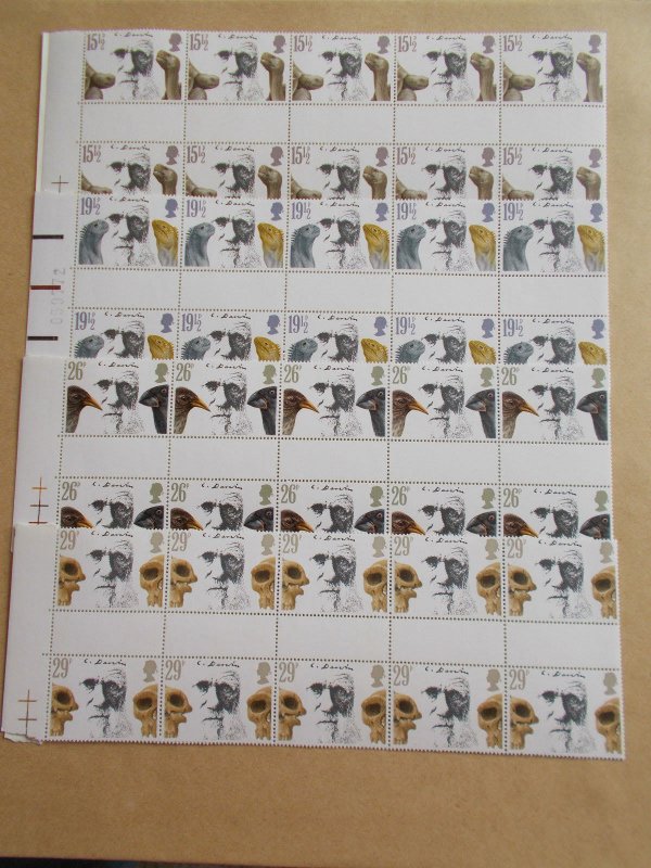 GB Wholesale Offer 1982 Darwin x 10 Sets U/M at Under Face Value + FREE p&p