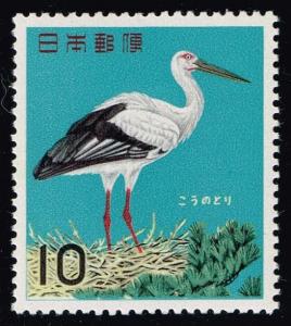 Japan #791 White Stork; MNH (0.30)