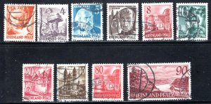 Germany  6N30-6N38  Used   VF  CV  $360.45   ....   2340159