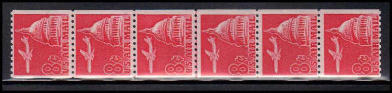 C65 Fine MNH CL Strip of 6 WD2117