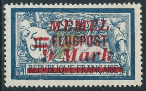 Memel, Sc #C29, 9m on 5fr, MH