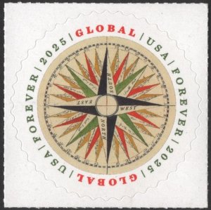 SC#5956 (Global Forever) 1794 Compass Rose Single (2025) SA