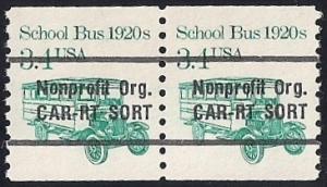 #2123A 3.4 cents School Bus Co  mint OG NH EGRADED XF 88 XXF