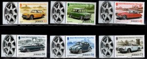 Jersey  Scott 1164-1169  MNH** Automobile set with labels