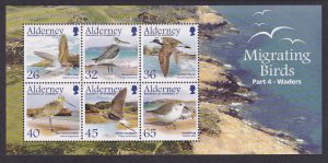 Alderney 261a Birds Souvenir Sheet MNH VF