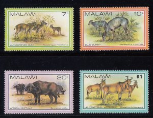 Malawi Scott #378-381 MNH